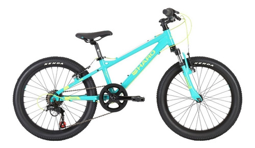 Bicicleta Haro Flightline 20 Verde Agua Transmision Shimano