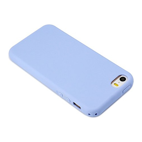 Para iPhone 5s Mate Poliuretano Termoplastico Tpu Azul Sky