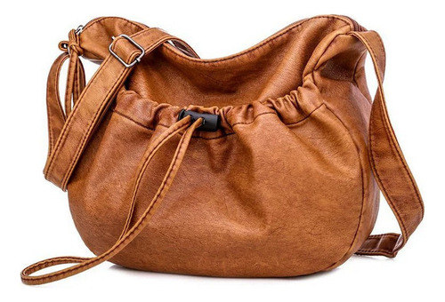 Bolso Cruzado Vintage De Piel Sintética Suave Para Mujer