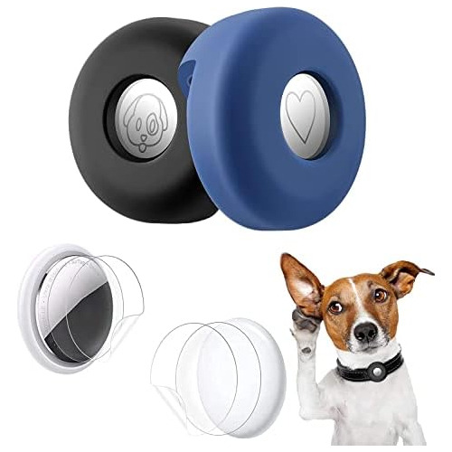 Soporte Collar De Perro/gato Airtag, Pack De 2,  , Prot...