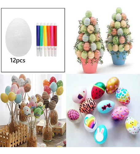 Huevos De Espuma, Huevos De Imitación, Decoración 100mm