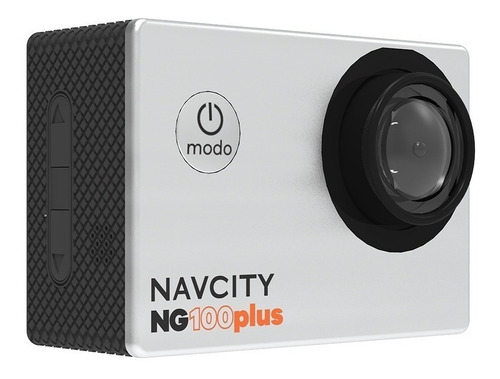 Câmera de vídeo NavCity NG-100 Plus 4K prateada