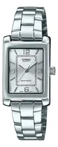 Comprar Reloj Mujer Casio Ltp-1234dd-7adf Core Ladies Correa Plateado Bisel Plateado Fondo Plateado