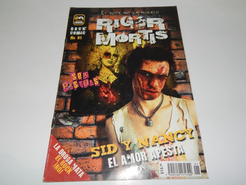 Sex Pistols Revista Sid & Nancy Rigor Mortis Comic Dist0