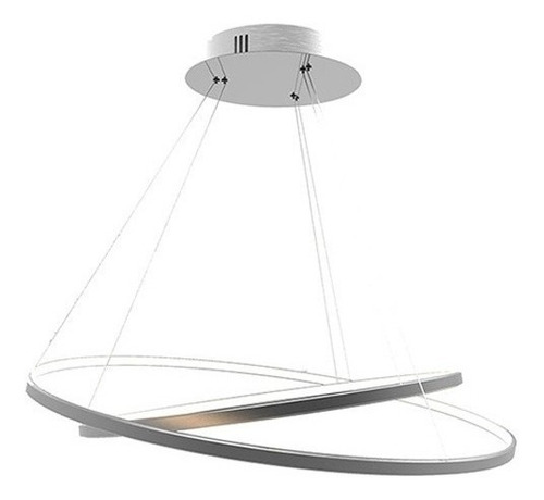 Colgante Moderno 2 Aros Led Doble Altura  Saturno Gsg