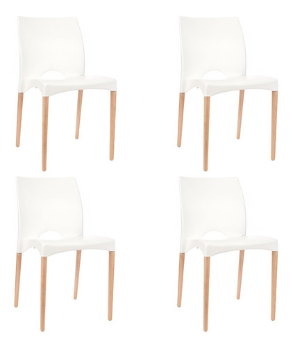 Silla Cannes Moderna De Comedor X4 Unidades