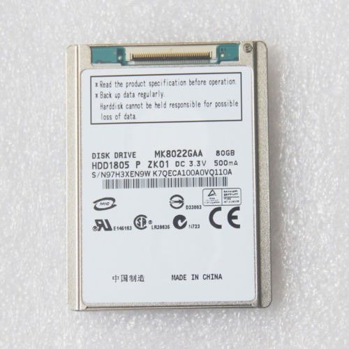 1.8 Nuevo Mk8022gaa Hdd1805 5 Mm Zif Disco Disco 80gb iPod