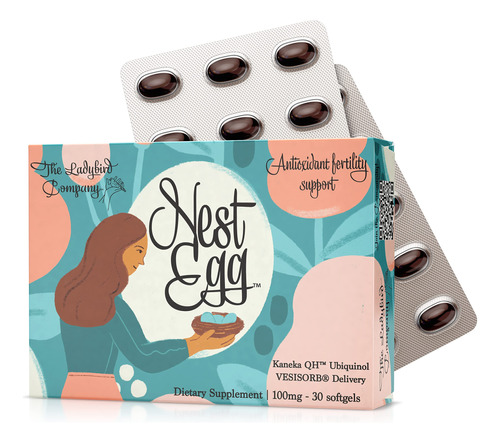 Nest Egg Coq10 Ubiquinol - Coq10 100 Mg Capsulas Blandas Bio