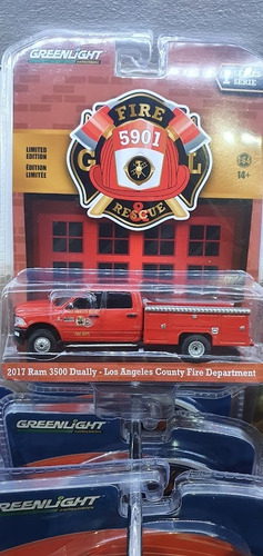 2017 Ram 3500 Los Angeles Fire Deparment Greelight 1/64