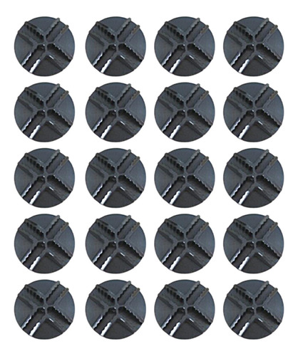 Juego De 20 Piezas De Reparación De Cubo De Redondo Negro