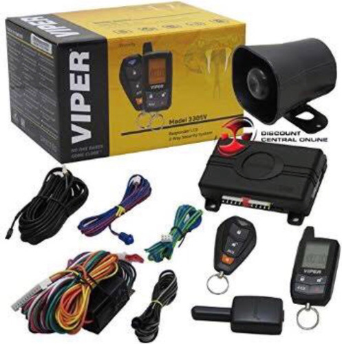 Alarma Para Auto Viper 3305v De 2 Vias Con Display Y Sirena
