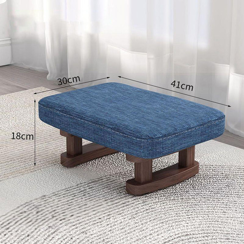 W Reposapiés Pequeño, Cómodo Y Creativo, Para Entrada Azul