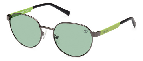 Lentes De Sol Verde Timberland Tb933006n Color Gris Varilla Gris Armazón Gris