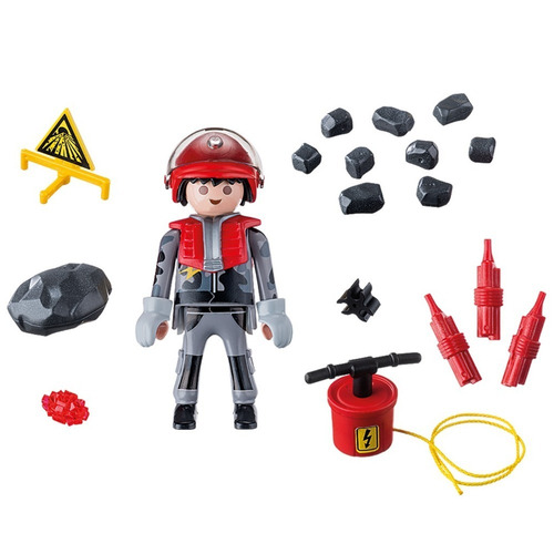 Playmobil Muñeco Special Plus Explosión En Las Rocas 9092