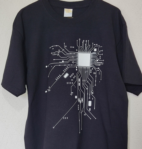 Playera Cpu Computer Heart Para Caballero, Diagrama Cpu