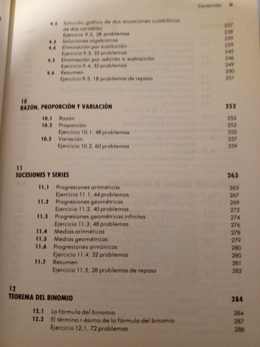Álgebra Contemporánea Rees/sparks Mcgraw-hill (Usado)