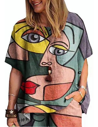 . Conjunto De Pantalones Para Dama, 2 Piezas