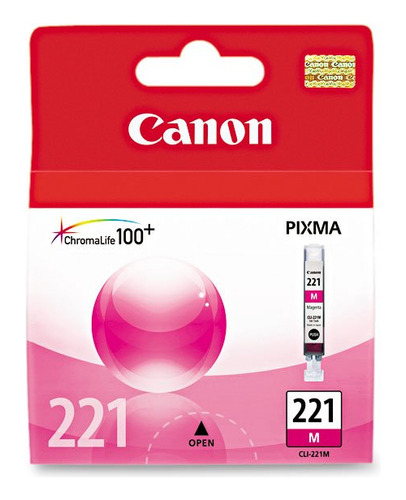 Canon B001 (cli-221) Cartucho De Tinta, Magenta, En Embalaj.