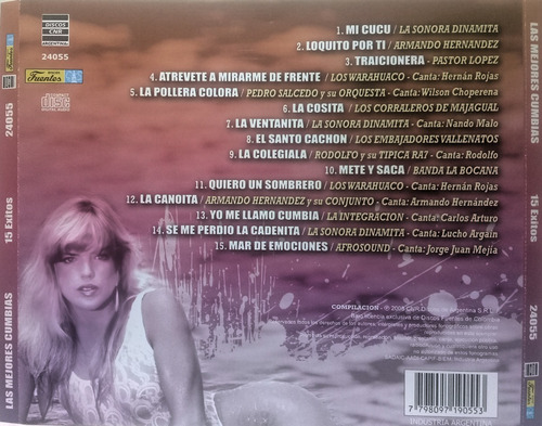 Cd Las Mejores Cumbias (sonora Dinamita Y Otros) 15 Exitos