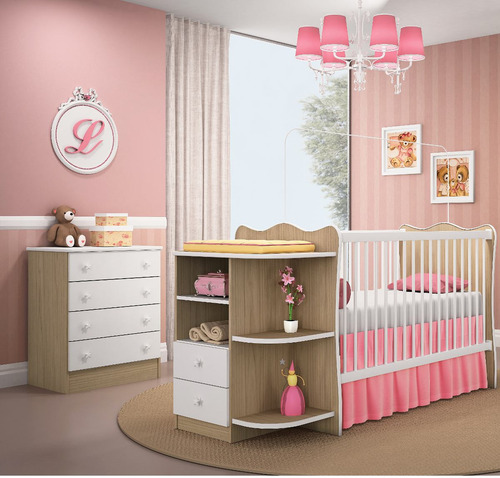 Jogo De Quarto Com Berço Com Cômoda Colchão Consulte O Frete