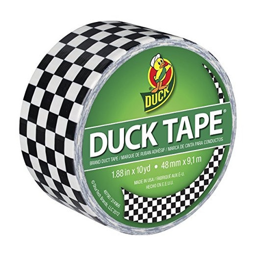 Duck Brand 280410 Impreso Cinta Aislante, Checker, 1.88 PuLG