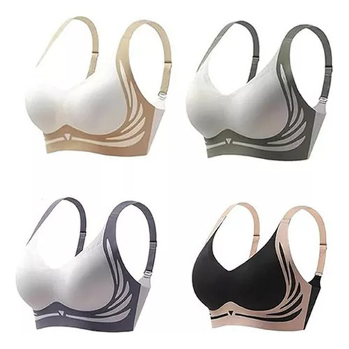 Sujetador Push Up Sin Aros Super