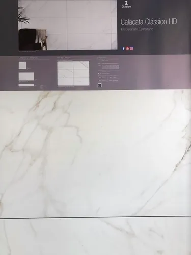 Porcelanato Portinari Calacata Classico 60x120 Satinado