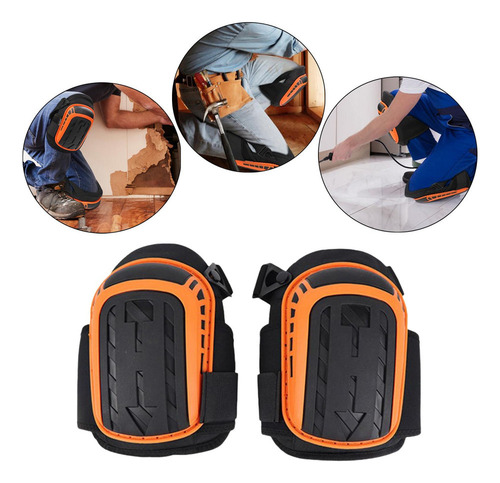 . 2 Peças Joelheiras De Gel Profissional Para Serviço Pesado