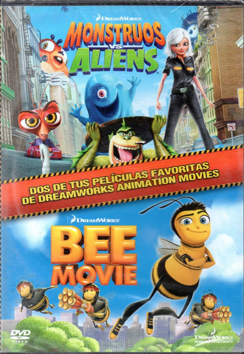 Monstruos Vs Aliens / Bee Movie (2 Dvd) - Orig Cerr - Mcbmi