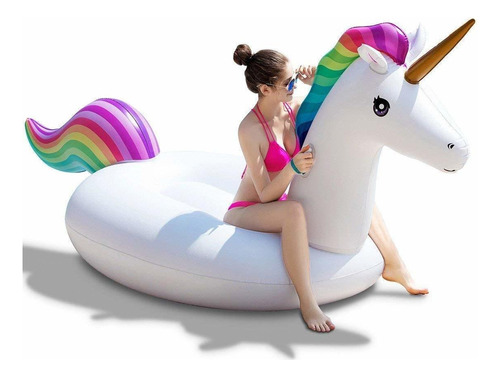 Inflable Para Piscina Jasonwell  Unicorn Pool Float Floa Flb