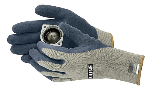 Uline Super Gription Guantes Recubiertos De Látex- G -12/paq