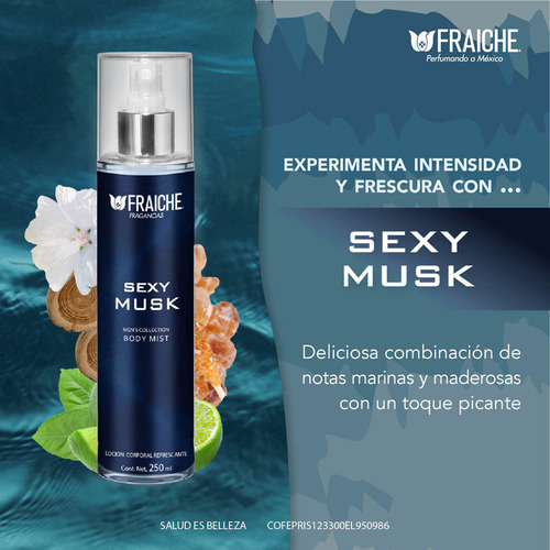2 Bodys Fraiche Lociones Corporales Para Caballero