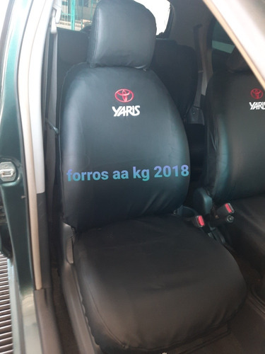 Forros De Asientos Semicuero Bipiel Toyota Yaris 4ptas 06 09