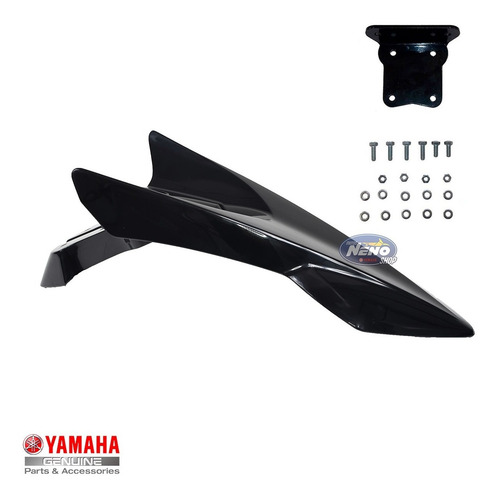 Paralama Diant Preto Crosser 150 Original Yamaha + Adaptador