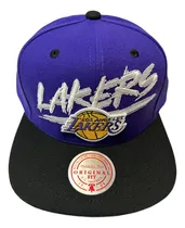 Comprar  Gorra Mitchell And Ness Nba Transcript Snapback Lakers