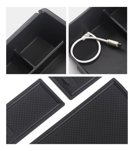 Caja De Almacenamiento For Reposabrazos Con Portavasos Byd