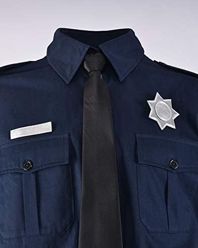 Disfraz De Halloween De Uniforme De Oficial De Policía De Ma
