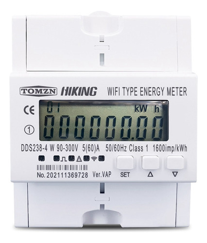 Medidor De Energía Inteligente Wifi Monofásico Tuya 60a 90-3