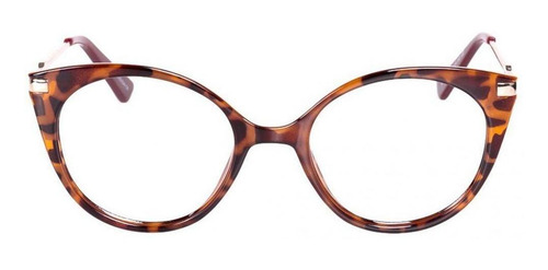 Imagem 2 de 2 de Óculos De Grau Feminino Bellclover Animal Print