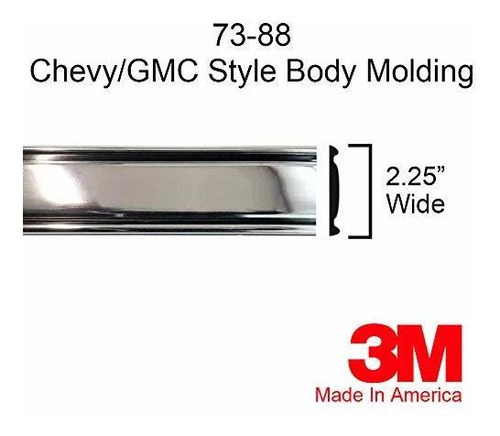 Autmotive Authority 1973 1987 Chevy Gmc Lateral Moldura De C