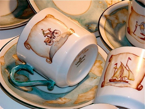 Tazas De Té Verbano Pintadas A Mano