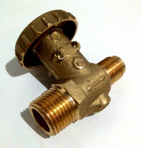 Llave De Gas 3/8 X1/2 De Bronce ,nueva .