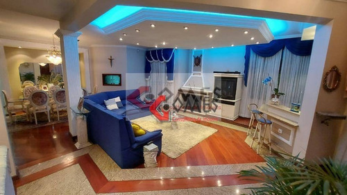 Imagem 4 de 30 de Sobrado Com 5 Dormitórios À Venda, 450 M² Por R$ 2.800.000,00 - Jardim Do Mar - São Bernardo Do Campo/sp - So1094