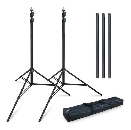Soporte P/ Ciclorama Estudio Fotográfico 2x2m Maleta Pinzas