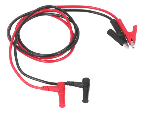 Cable Tipo Banana Plug To Cocodrilo Clip, 2 Unidades, Pvc De