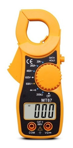 Tester Pinza Amperimetrica Digital Mt87 Voltimetro + Pilas 