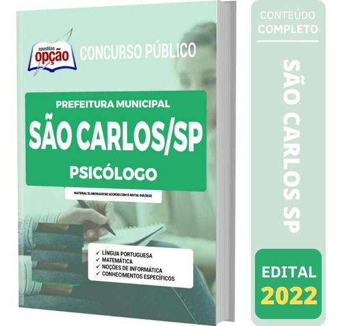 Apostila Prefeitura De São Carlos Sp - Psicólogo