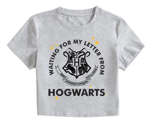 Remera Harry Potter Corta Waiting Hogwarts Letter