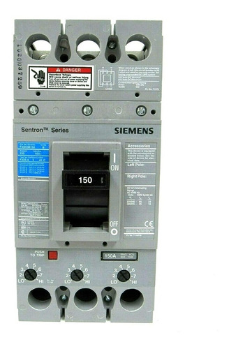Interruptor Caja Moldeada 3p 150 Amp 600v Siemens Fxd63b150l