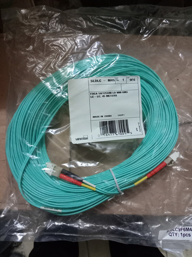 Cable Fibra Óptica Multimodo Lc A Lc 50/125, Om3 Duplex